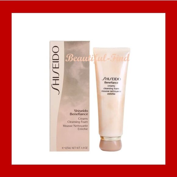 SHISEIDO BENEFIANCE CREAMY CLEANSING FOAM 4.4OZ/125ML NIB - Picture 1 of 5